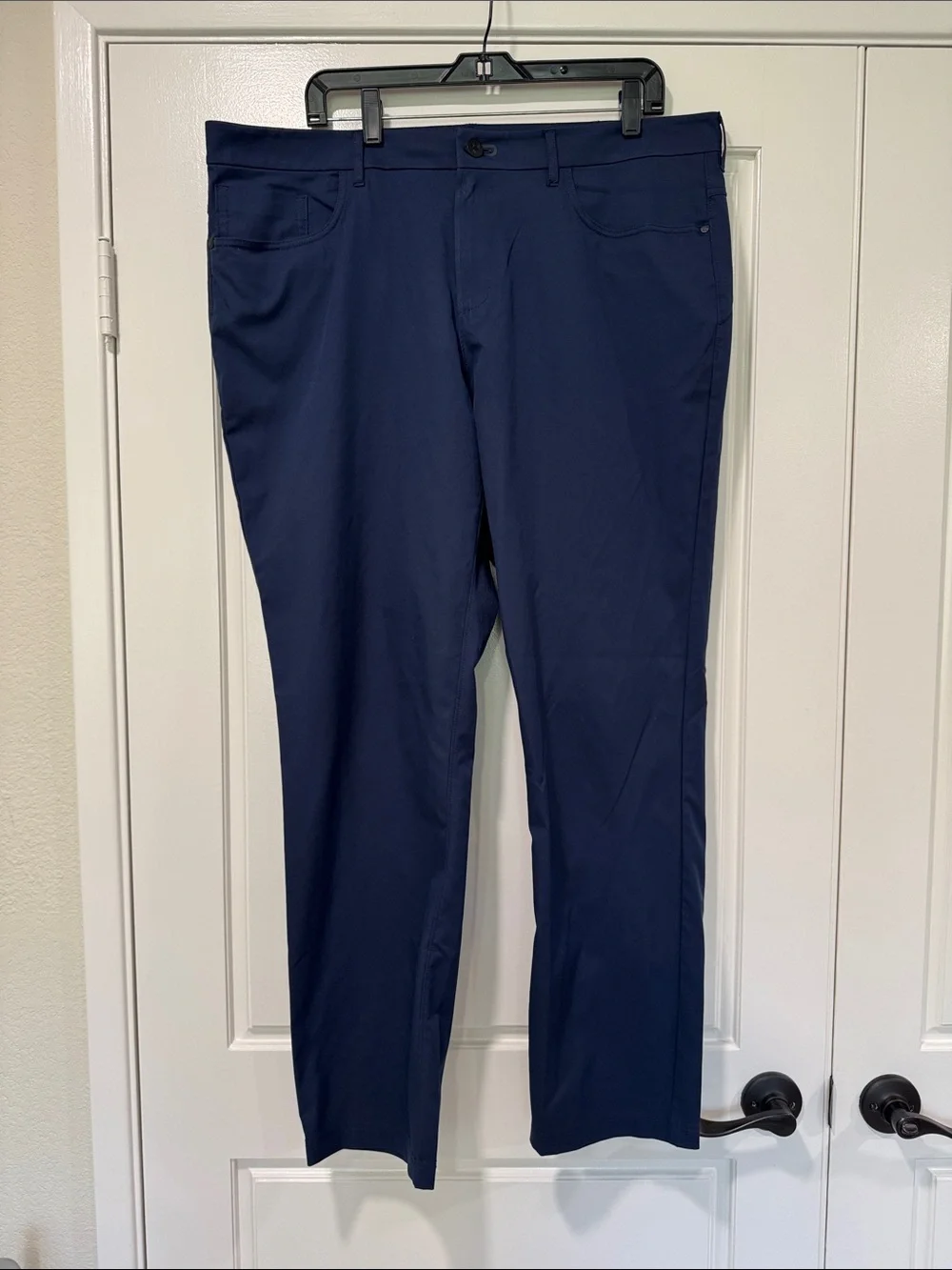 Men's Navy 5 Pocket Pants
